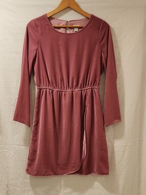 J. Crew Factory Crushed Velvet Tulip-Hem Dress Lined Size 4